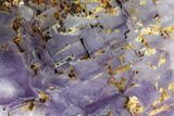 Purple, Cubic, Fluorite with Barite ( lbs) - Morocco #110563-3